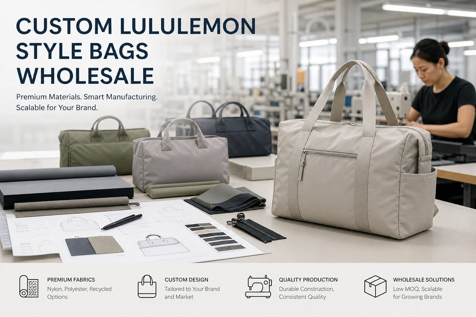 Custom Athleisure Bags Wholesale: The 2026 Quality Sourcing Guide