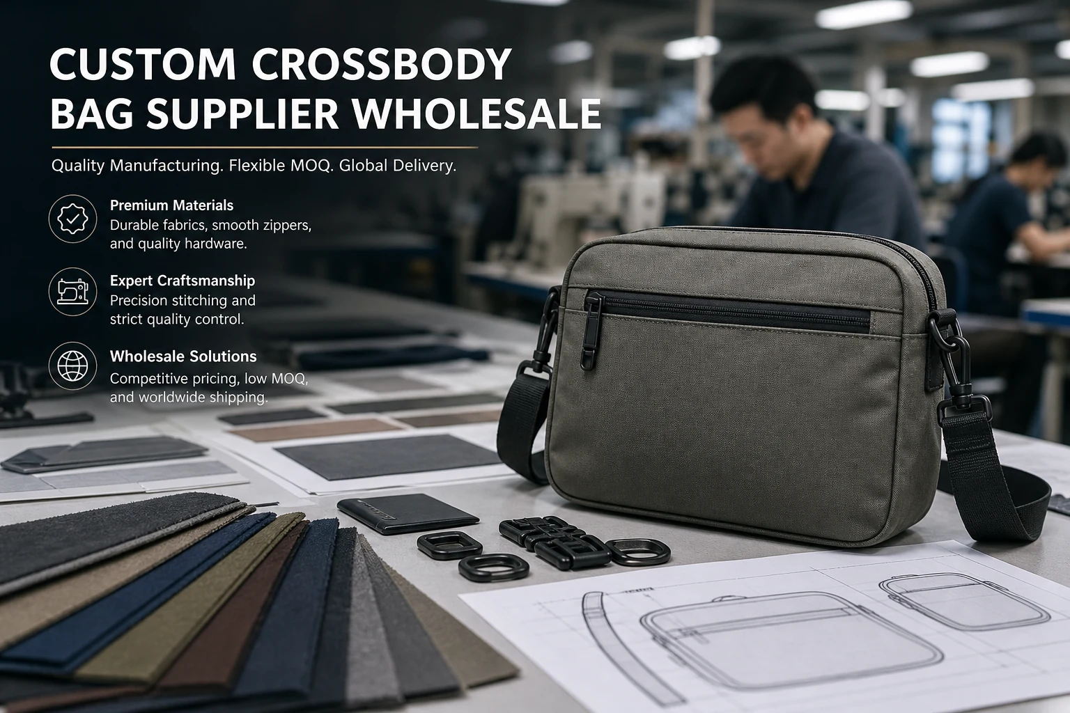 Custom Crossbody Bag Manufacturer & Wholesale Supplier