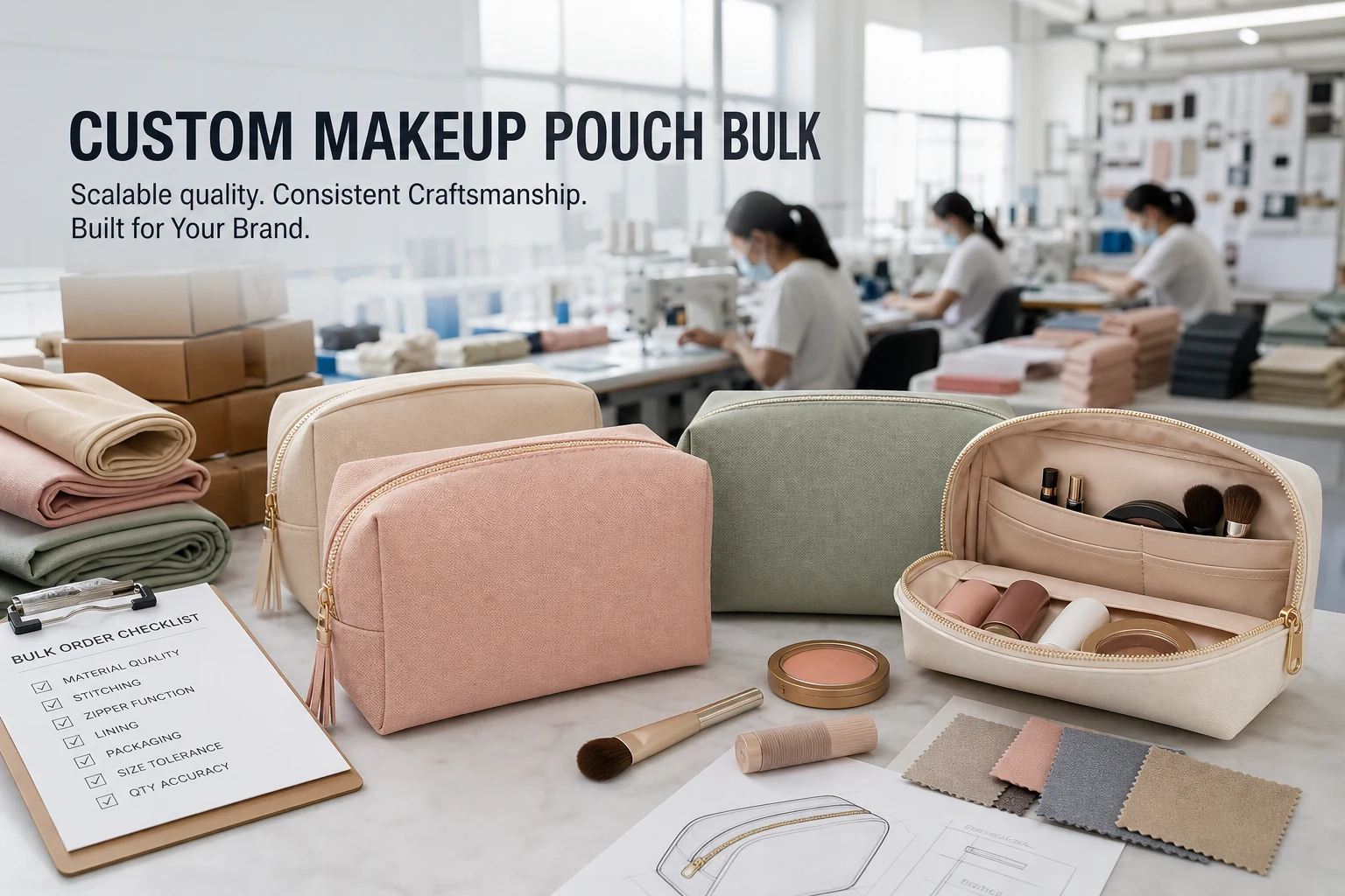 Custom Makeup Pouch Bulk Manufacturing: The 2026 Professional Sourcing Guide (2026 Updated)