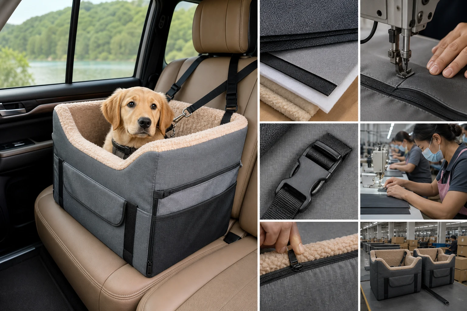 Dog Car Seat Manufacturer OEM Wholesale: Booster Seats for Summer Road-Trip Demand