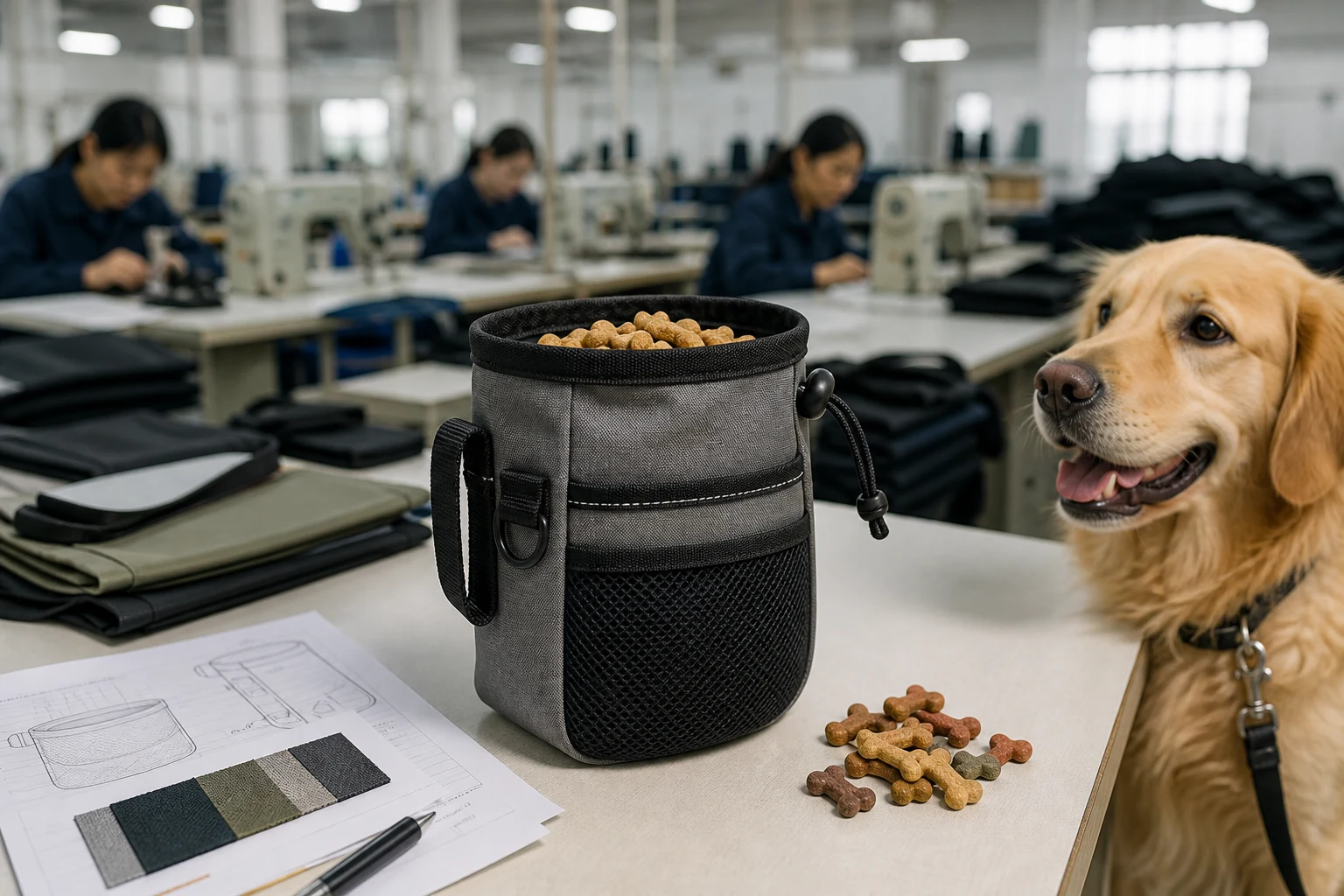 Dog Walking Treat Pouch Manufacturer Wholesale: Hands-Free Reflective Pouches