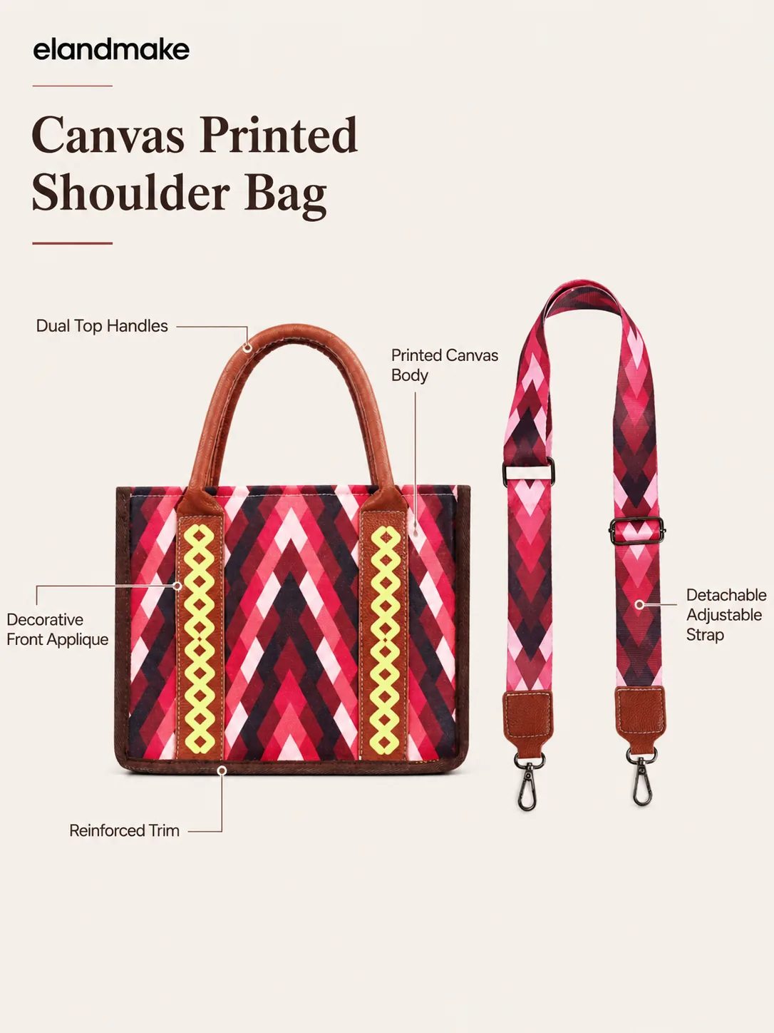 Canvas Printed Shoulder Bag Manufacturer factory