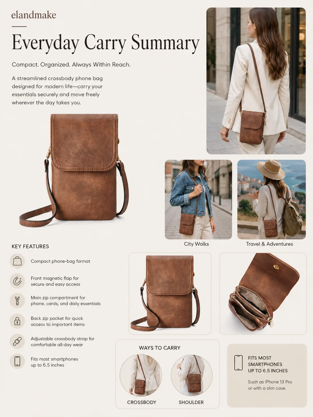 cell phone crossbody bag manufacturer