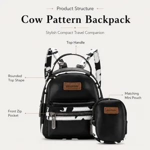 Cow Pattern Backpack Factory