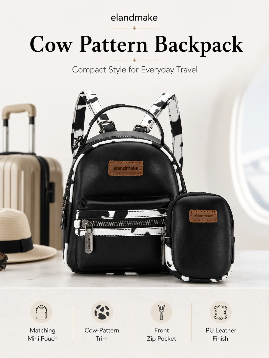 Cow Pattern Backpack Factory