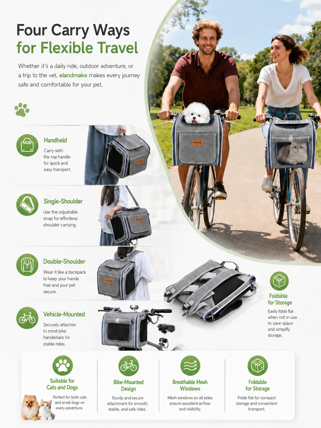 custom bicycle handlebar pet basket manufacturer