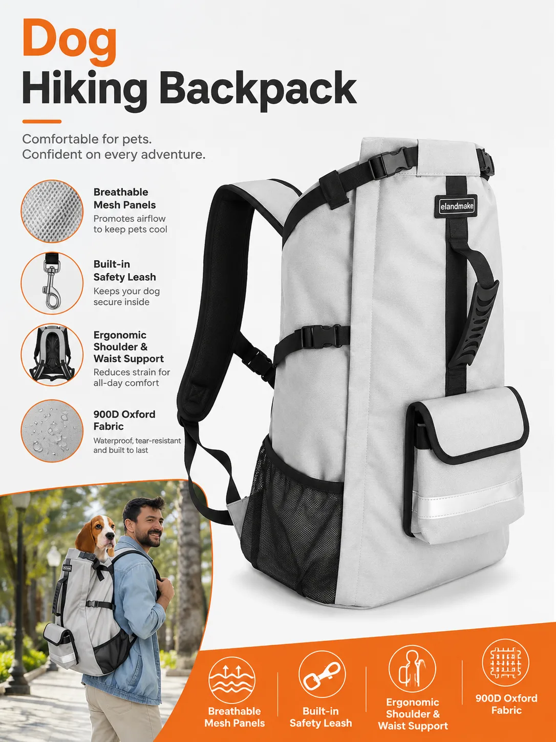 dog hiking backpack manufacturer