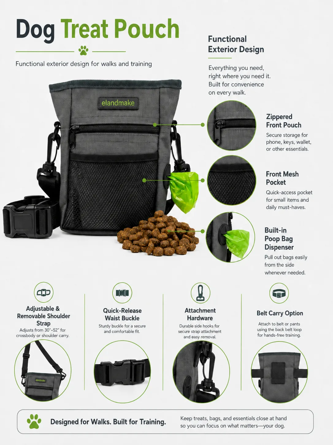 dog treat pouch bulk oem manufacturer