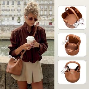 faux leather bucket crossbody bag manufacturer