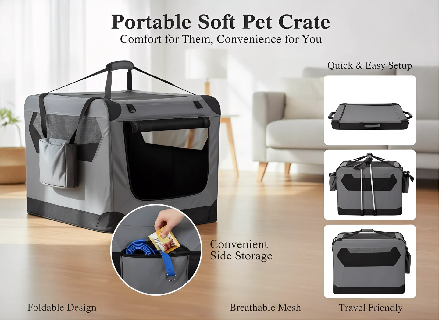 Custom Folding Pet Dog Crate Factory