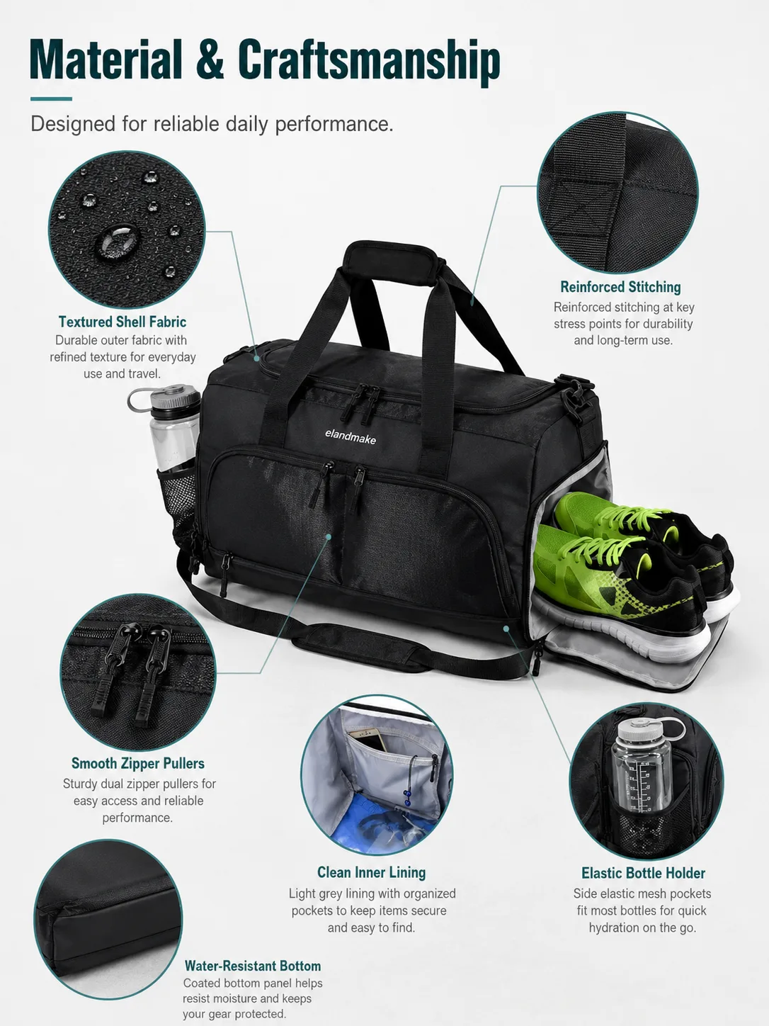 Custom Gym Duffel Bag Factory