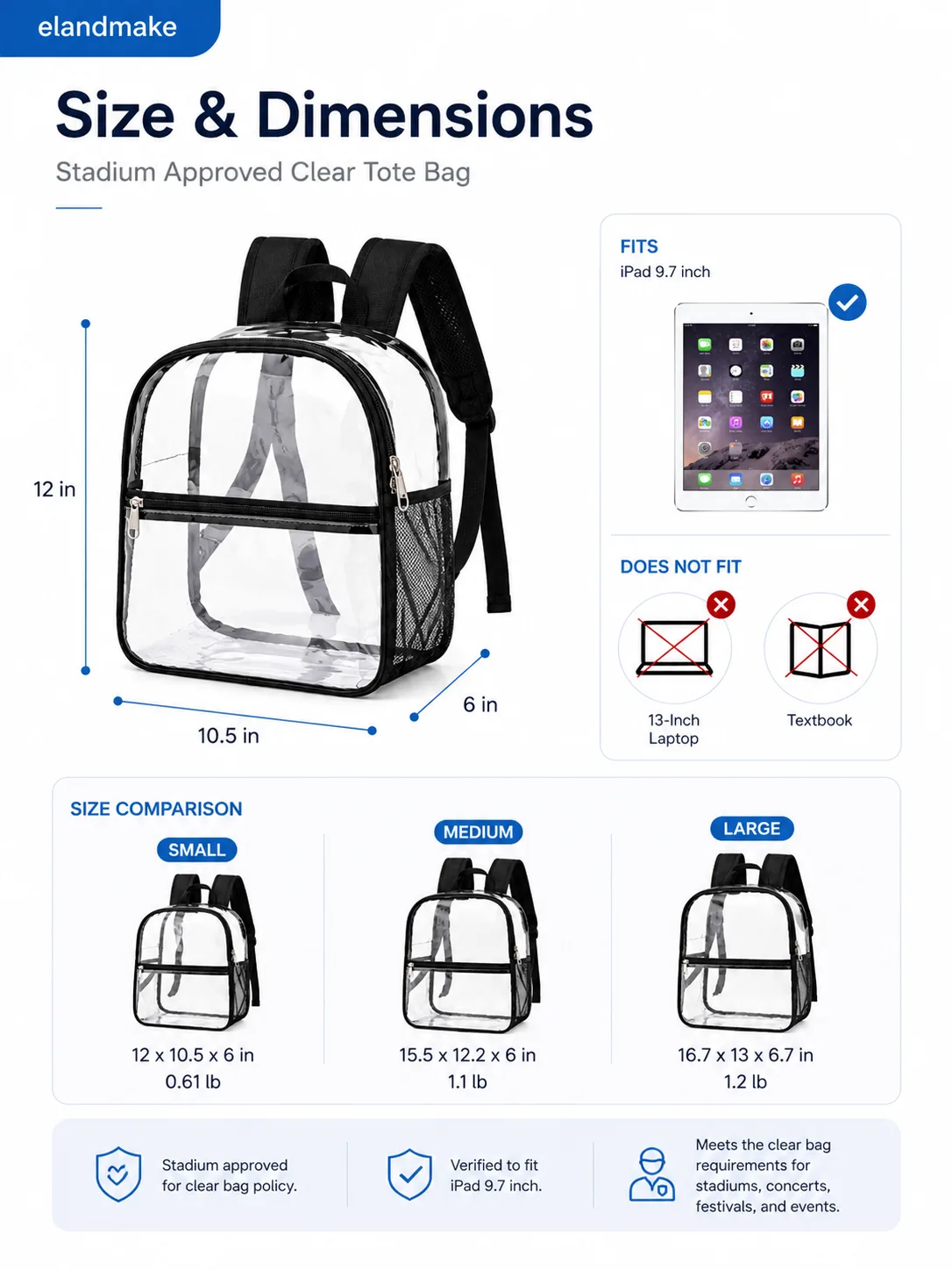 clear tote bag manufacturer
