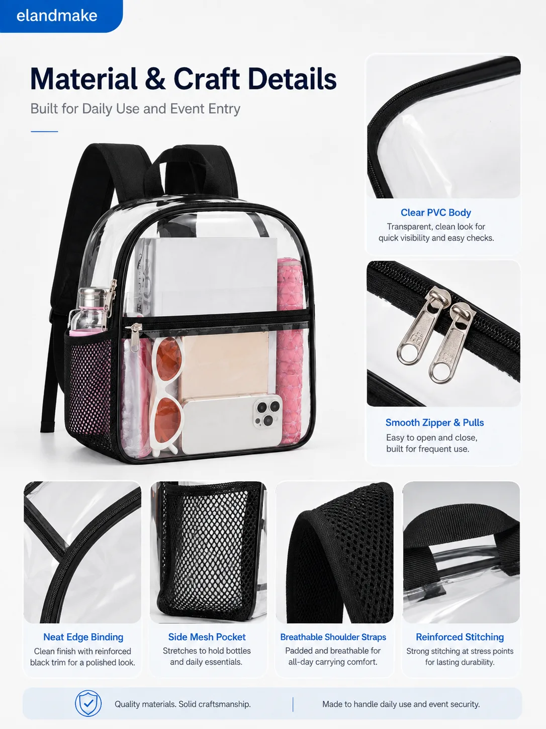 clear tote bag manufacturer