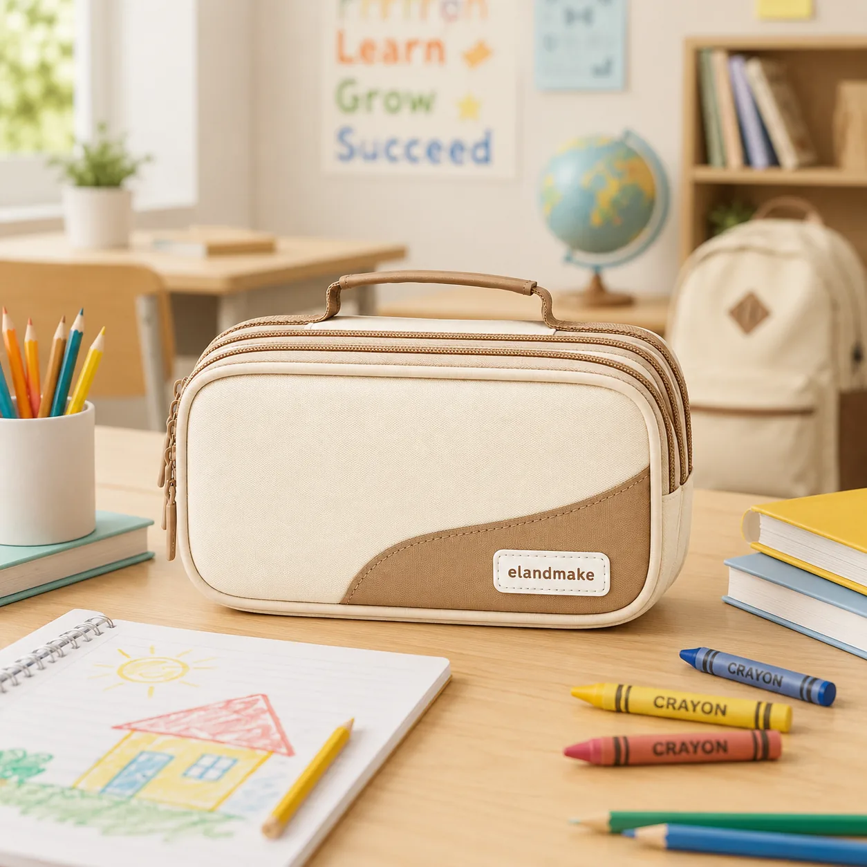 Custom three Layer Primary School Pencil Box