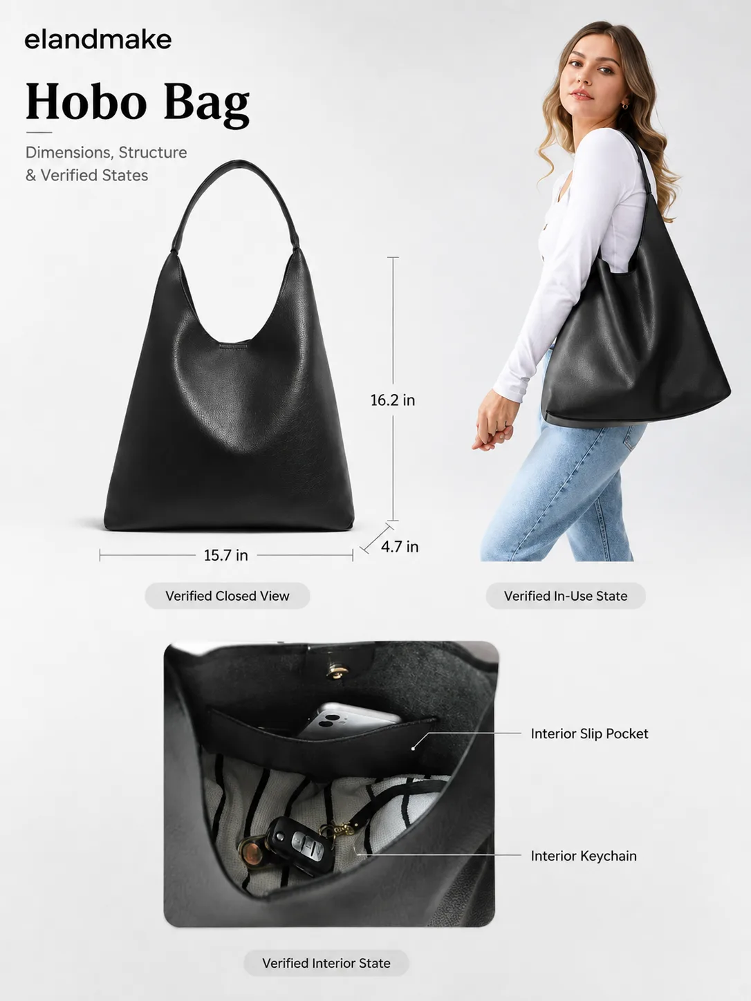 vegan leather hobo tote manufacturer